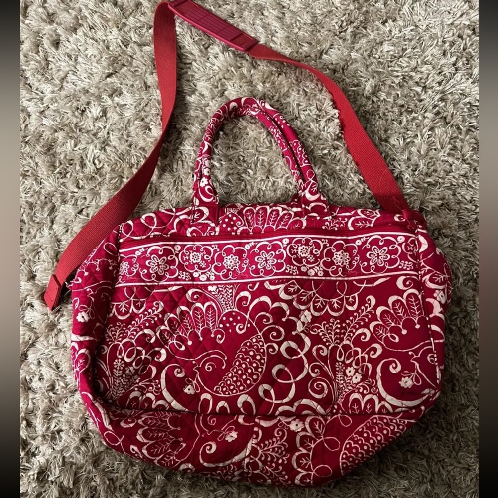 vera bradley weekender bag with strap